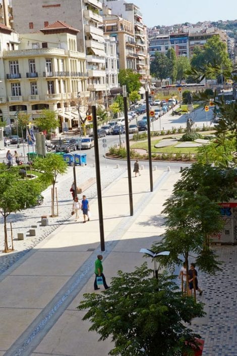 Πεζοδρόμηση Αγίας Σοφίας, Δήμος Θεσσαλονίκης