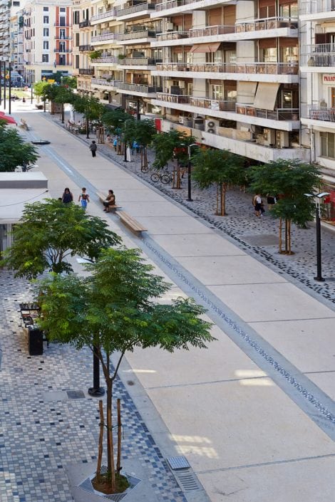 Πεζοδρόμηση Αγίας Σοφίας, Δήμος Θεσσαλονίκης