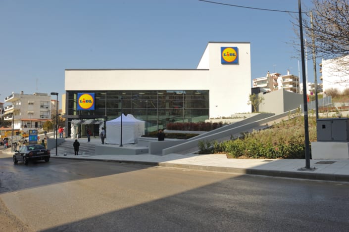 LIDL HELLAS, Κατασκευή Υπεραγοράς στην Πολίχνη
